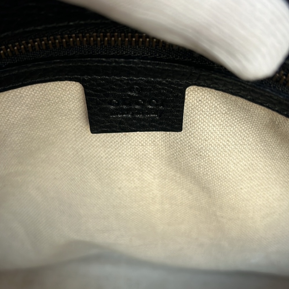 GUCCI GG Marmont Animalier Top-Handle Tote - Picture 13 of 17